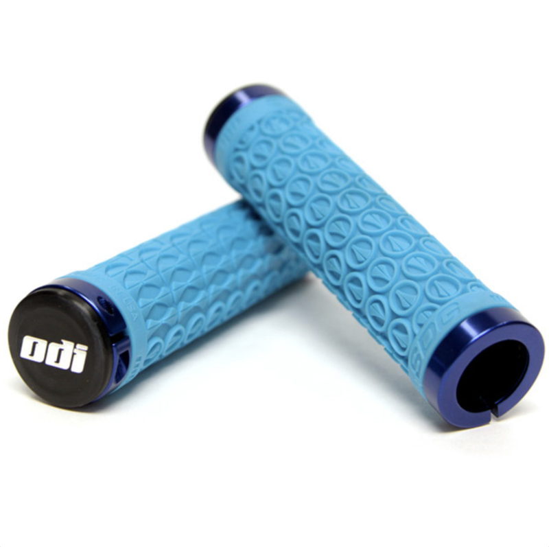 ODI SDG MTB Lock-On MTB Handlebar Grips 130mm Aqua Blue/Black-1